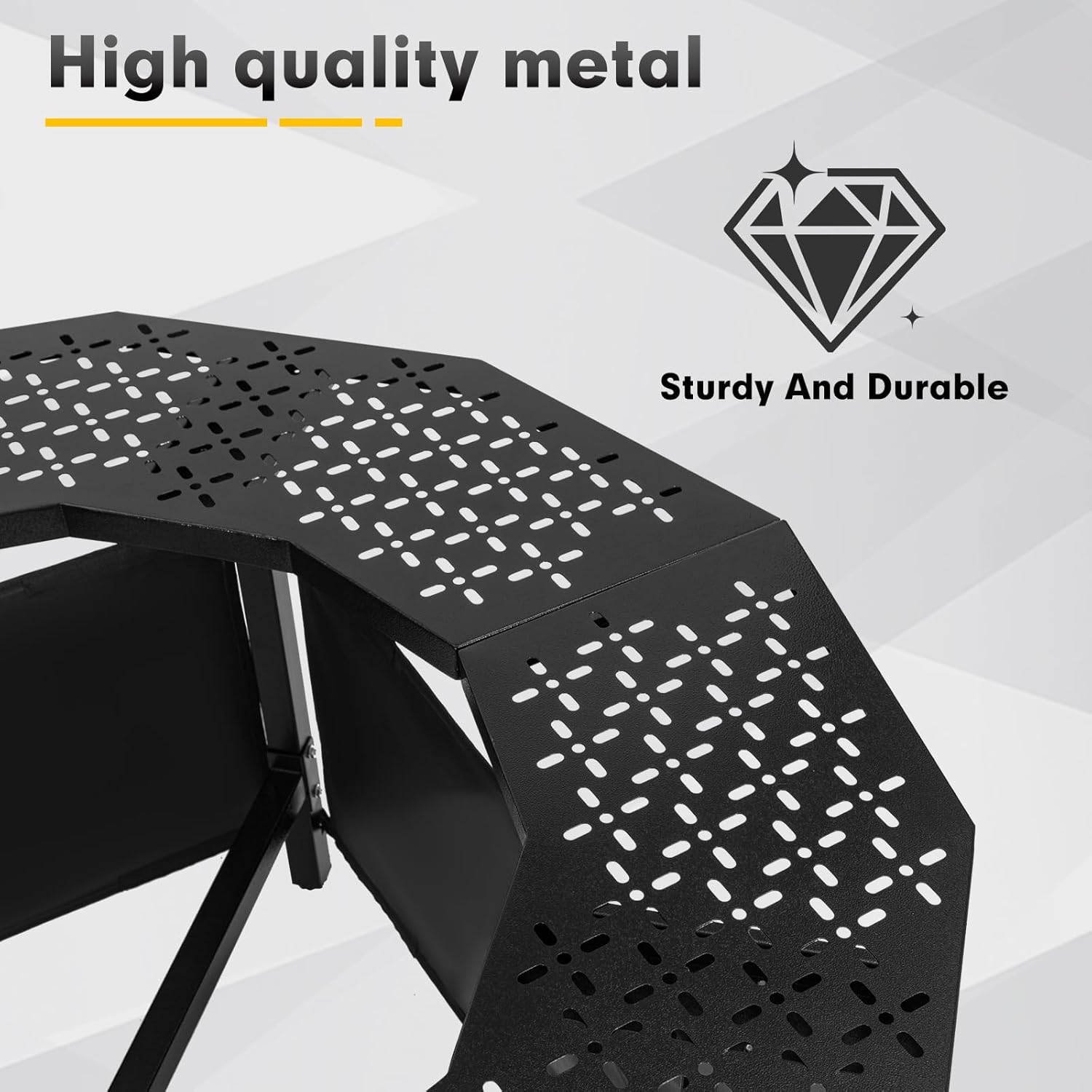 40 Inch Fire Pit Surround Tabletop for Solo Stove Bonfire up to 19.5