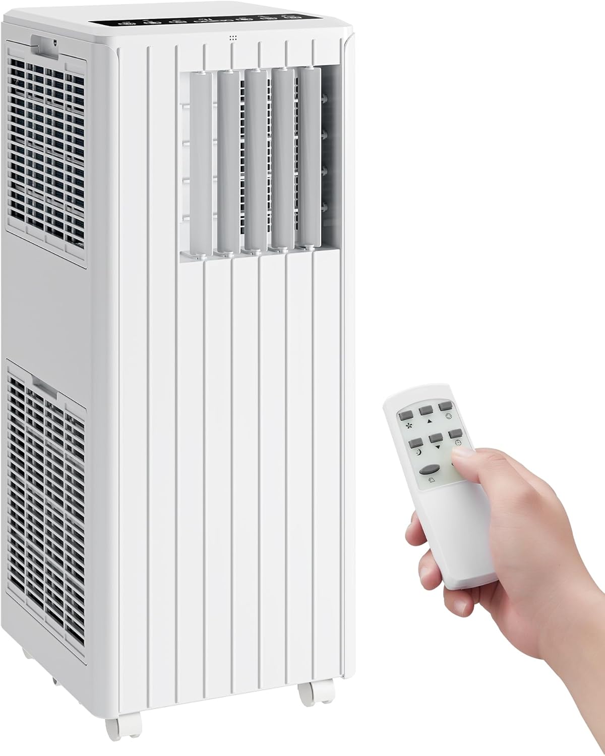 Garvee 8000 BTU Portable Air Conditioners, Portable AC With Remote for Room to 300 sq.ft 3 in 1 Air Conditioner With Dehumidifying/Fan/Timer And Window Kit