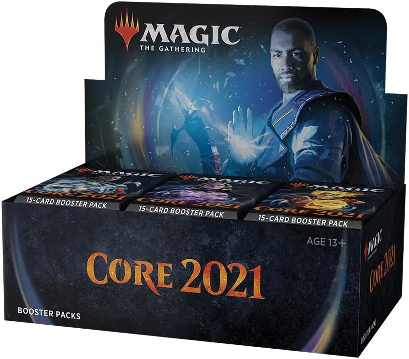 Magic: The Gathering Core Set 2021 (M21) Draft Booster Box | 36 Booster Packs (540 Cards) | Latest Set
