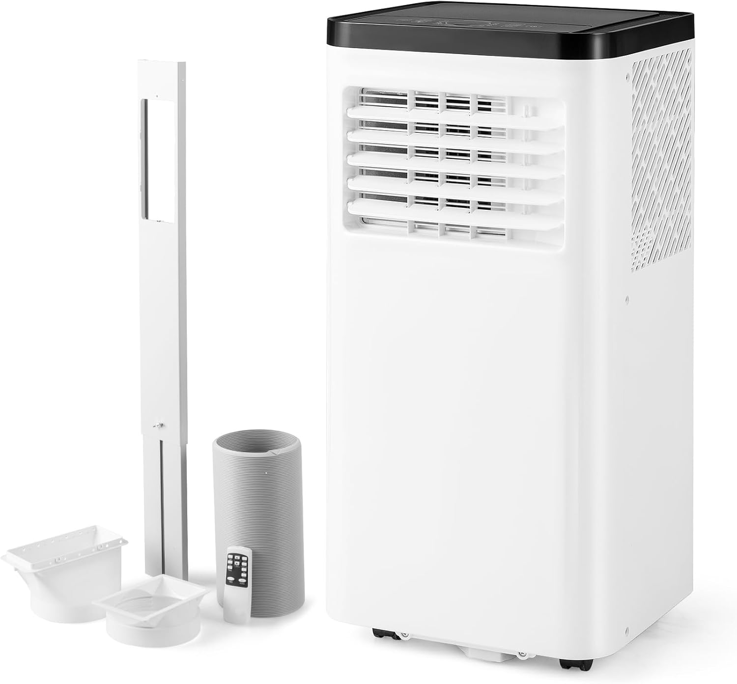ARLIME 8000 BTU Portable Air Conditioners, 3-in-1 Freestanding Cooling AC Unit w/Dehumidifier, Remote Control, 24H Timer, Sleep Mode, Window Kit, Air ConditionCools Rooms up to 350 Sq.Ft (8000 BTU)