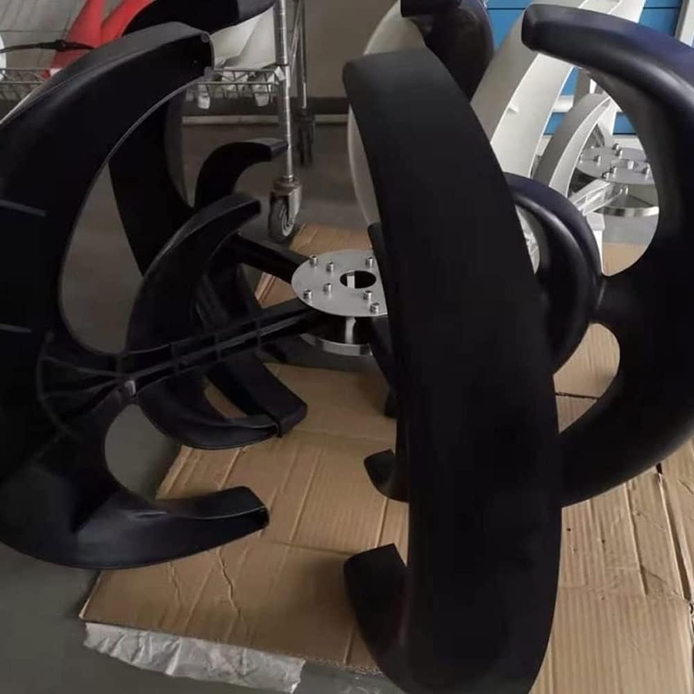 500W Wind Turbine Generator with Charge Controller 12V 24V 5 Blades Wind Generator for Home Farm Garden Boat Marine Monitoring or Street Lighting