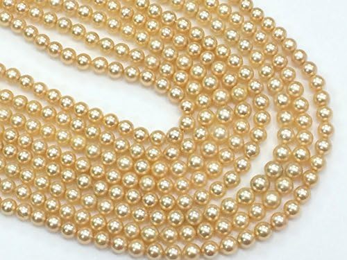 1 strand natural pearls, original south sea pearls non treated round balls, 7-8mm, 18 inch