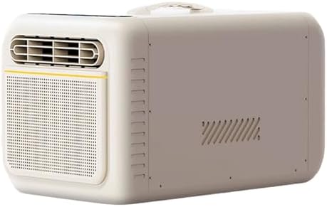 Portable Air Conditioner w/Remote Control,Drain-Free Function,Touch Panel,No Installation Required,for Office and Camping (Beige)