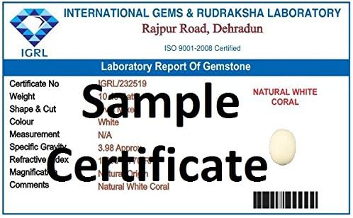 Ramneek jewels Divya Shakti 11.25 Carat White Coral (SAFED MOONGA/MUNGA STONE) 100% ORIGINAL CERTIFIED NATURAL GEMSTONE AAA QUALITY