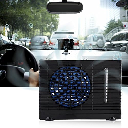 Portable 12V Car Truck Home Mini Air Cooler Evaporative Water Cooling Fan