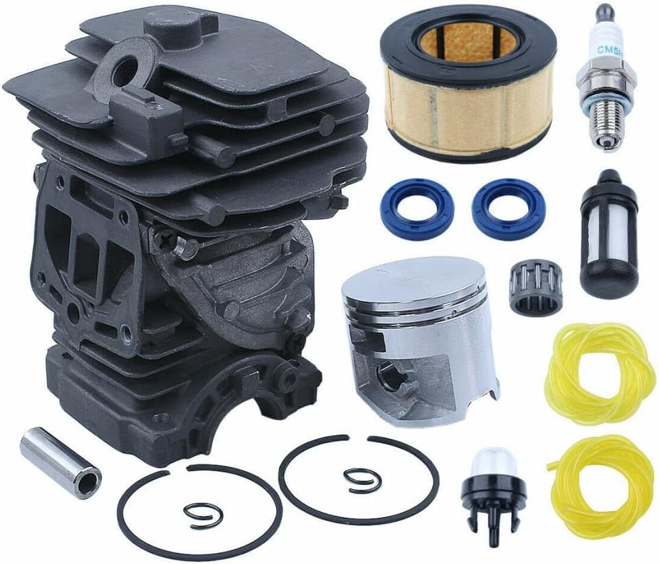 Replace Parts for Machine 44mm Cylinder Piston Tune Up Oil Seal Kit for Stjhl MS251 Chainsaw 1143 1207 US