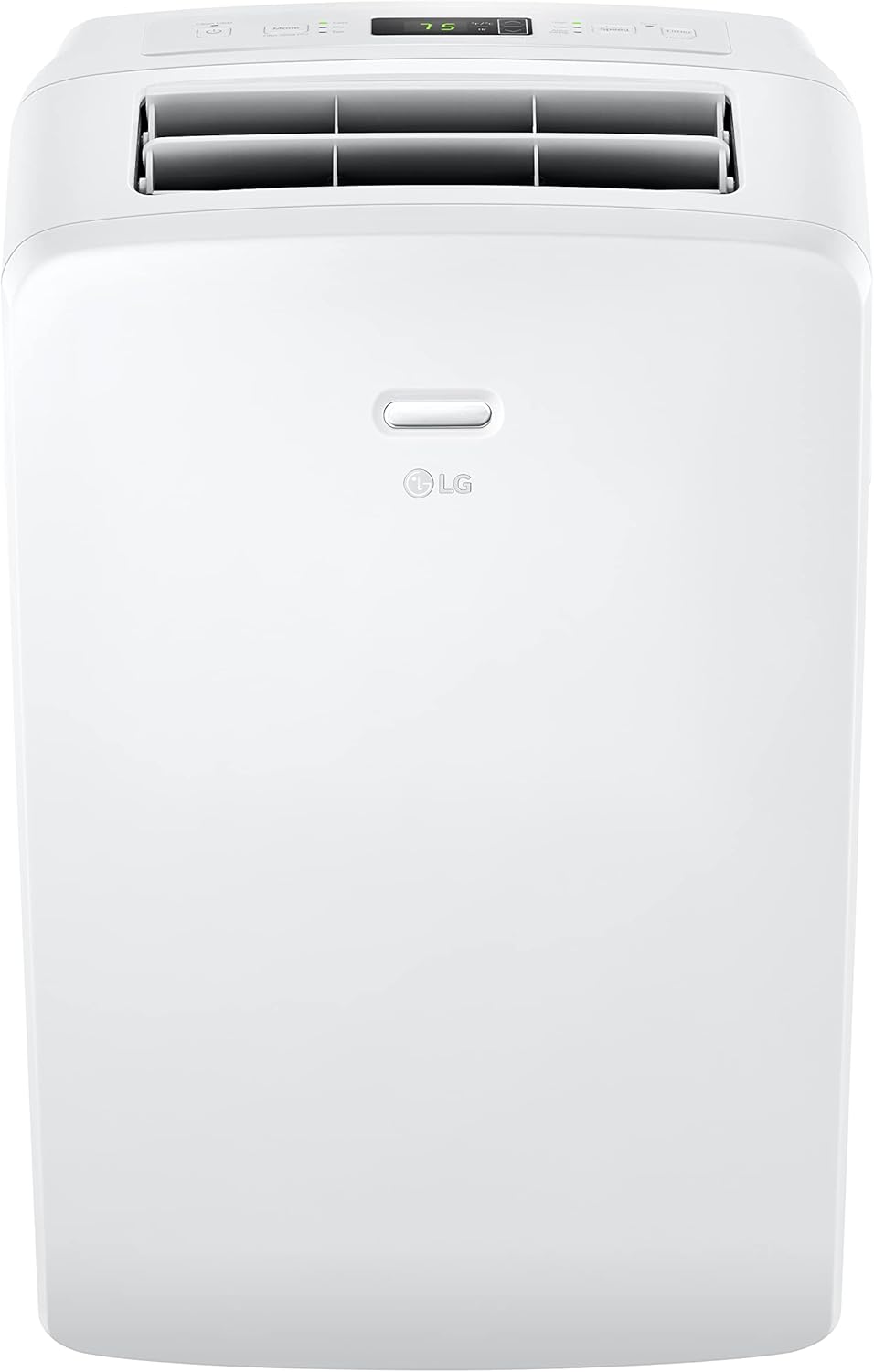 LG 7000 BTU (DOE) / (10500 ASHRAE) Portable Air Conditioners Cools 300 Sqft Easy Install & Remote Control LCD Display Eco-friendly Small Room Air Conditioner AC Unit Cool Home White LP0723WSR