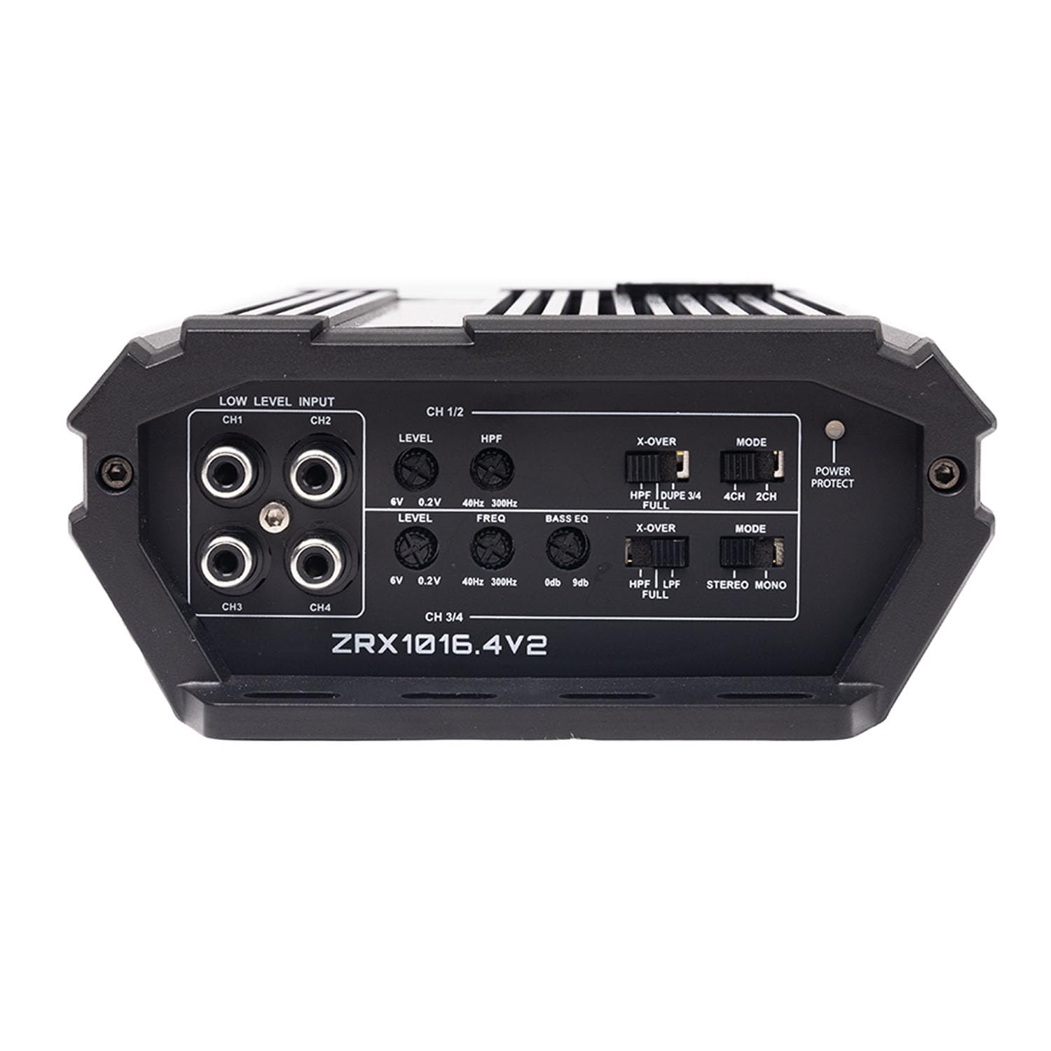 Hifonics ZRX1016.4V2 Zeus ZRX V2 Compact 1000 Watt Super D-Class Full Range Four Channel Amplifier