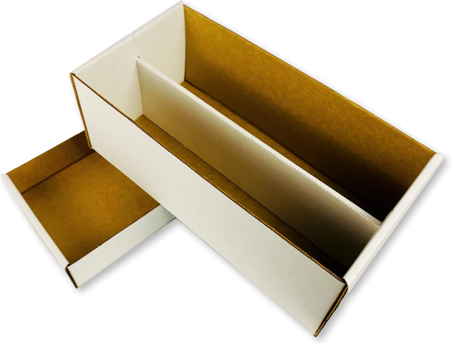 (25) Graded Shoe 2-Row Cardboard Storage Boxes - Baseball, Football, Basketball, Hockey, Nascar, Sportscards, Gaming & Trading Cards Collecting Supplies by MAX PRO - GSB