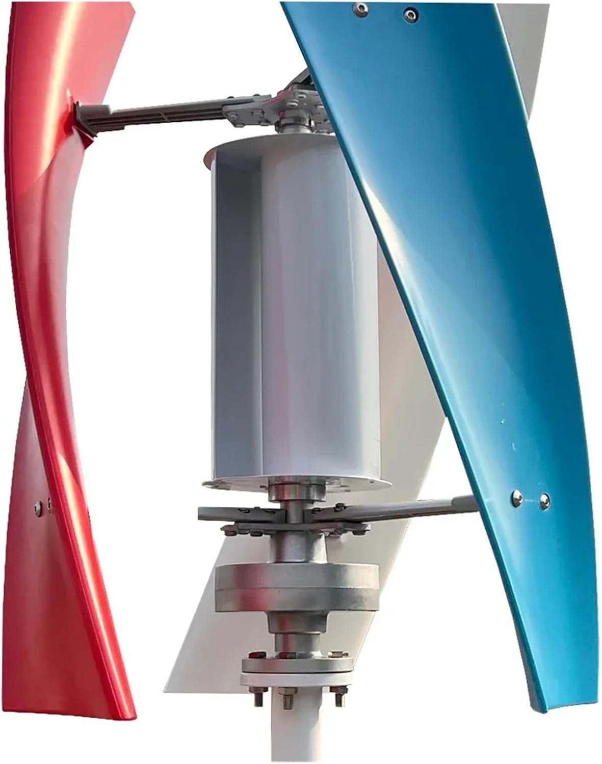 5000W 8000W 12V 24V 48V Vertical Wind Turbine Generator for Home Wind Power Windmill Permanent Maglev with MPPT Low Starting Speed for Home(White,24V_5KW)