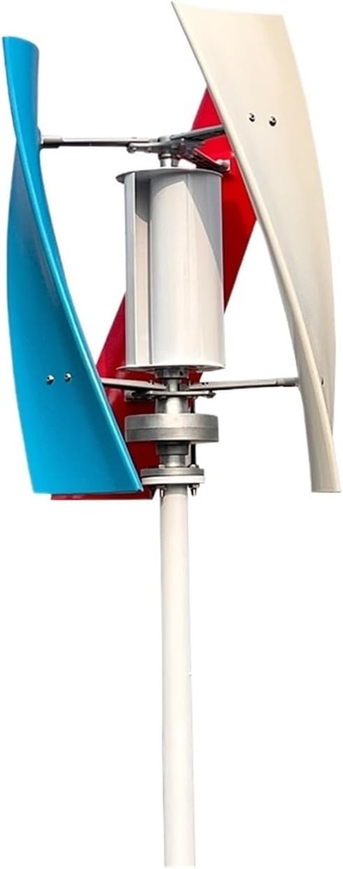 Wind Turbines, Free Energy Windmill 12v 24v 48v Turbine 2kw 2000w 3 Blades Vertical Axis Permanent Maglev Generator(Muti,12V)