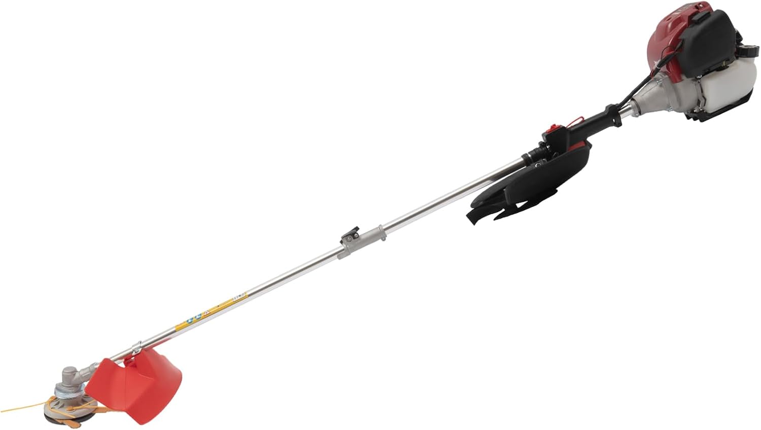 35.88CC Gas Weed Wacker,4 Stroke Lawn Edger with 2 Blade Heads,0.75KW Powerful Brush Cutter and Grass Trimmer,Portable Grass Tools for Garden Orchard Field