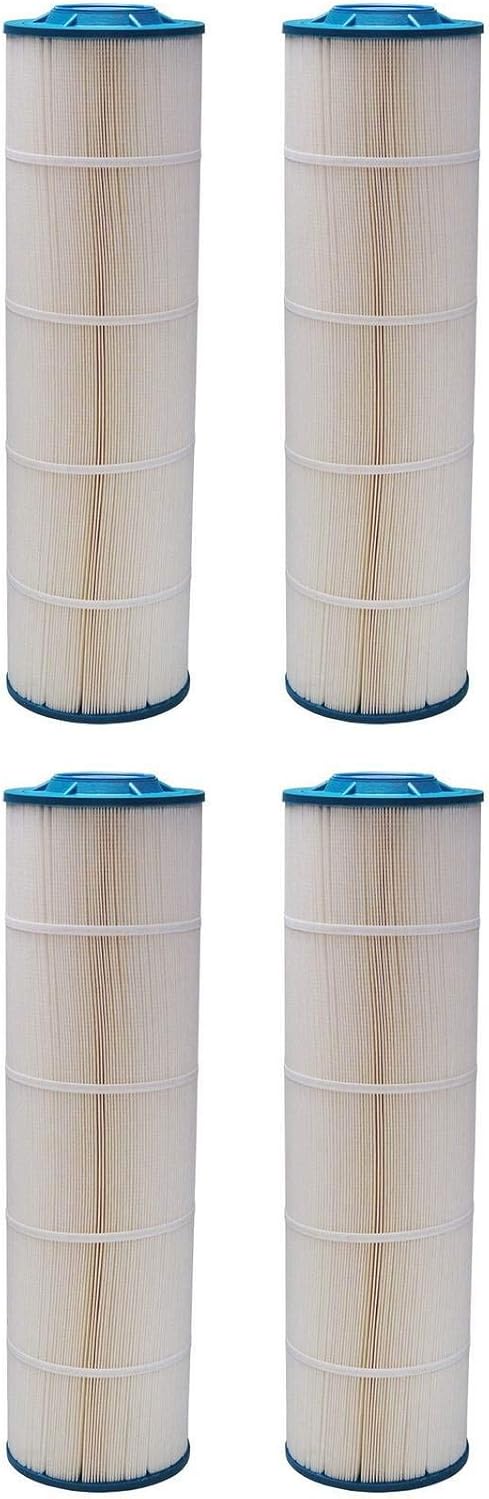 Unicel C-7697 4 Oz Media Replacement Swimming Pool Filter Cartridge with 200 Pleats, Compatible with Harmsco (4 Pack)