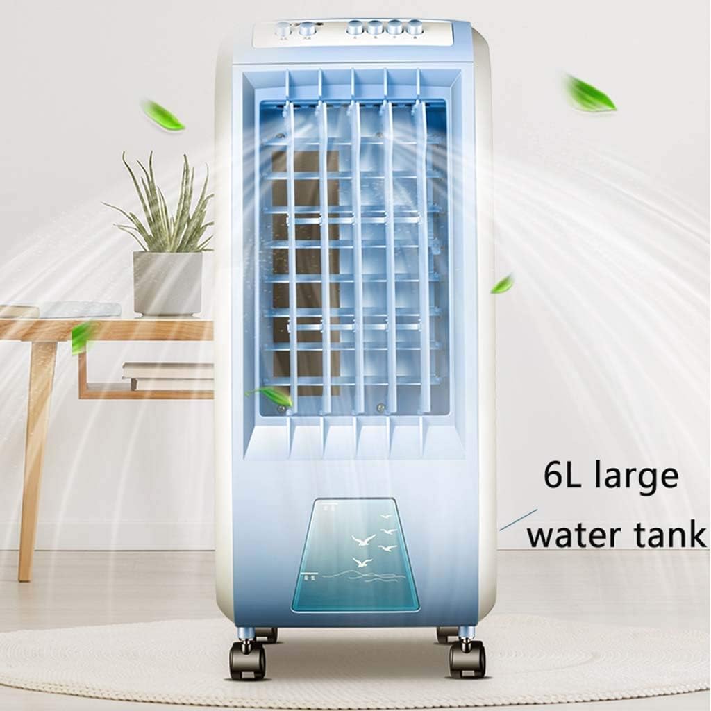 Air Cooler for Home Office Portable Air Conditioner Fan, Silent Electric Fan Air-cooled Mobile Water-cooled Humidifier Small Air Conditioner For Home Or Office