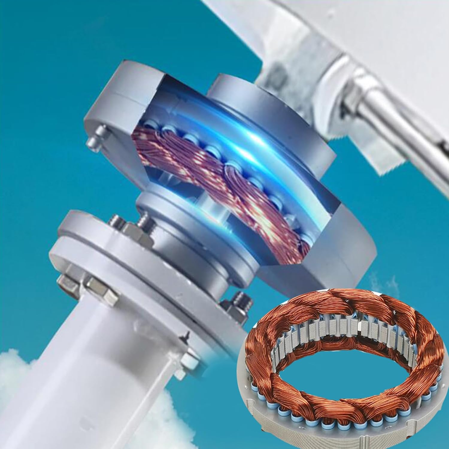 220V,10000W Wind Turbine Generator Kit with MPPT Controller 24V 48V Vertical Axis Wind Turbine Generator Free Energy Windmill 3 Phase Generator