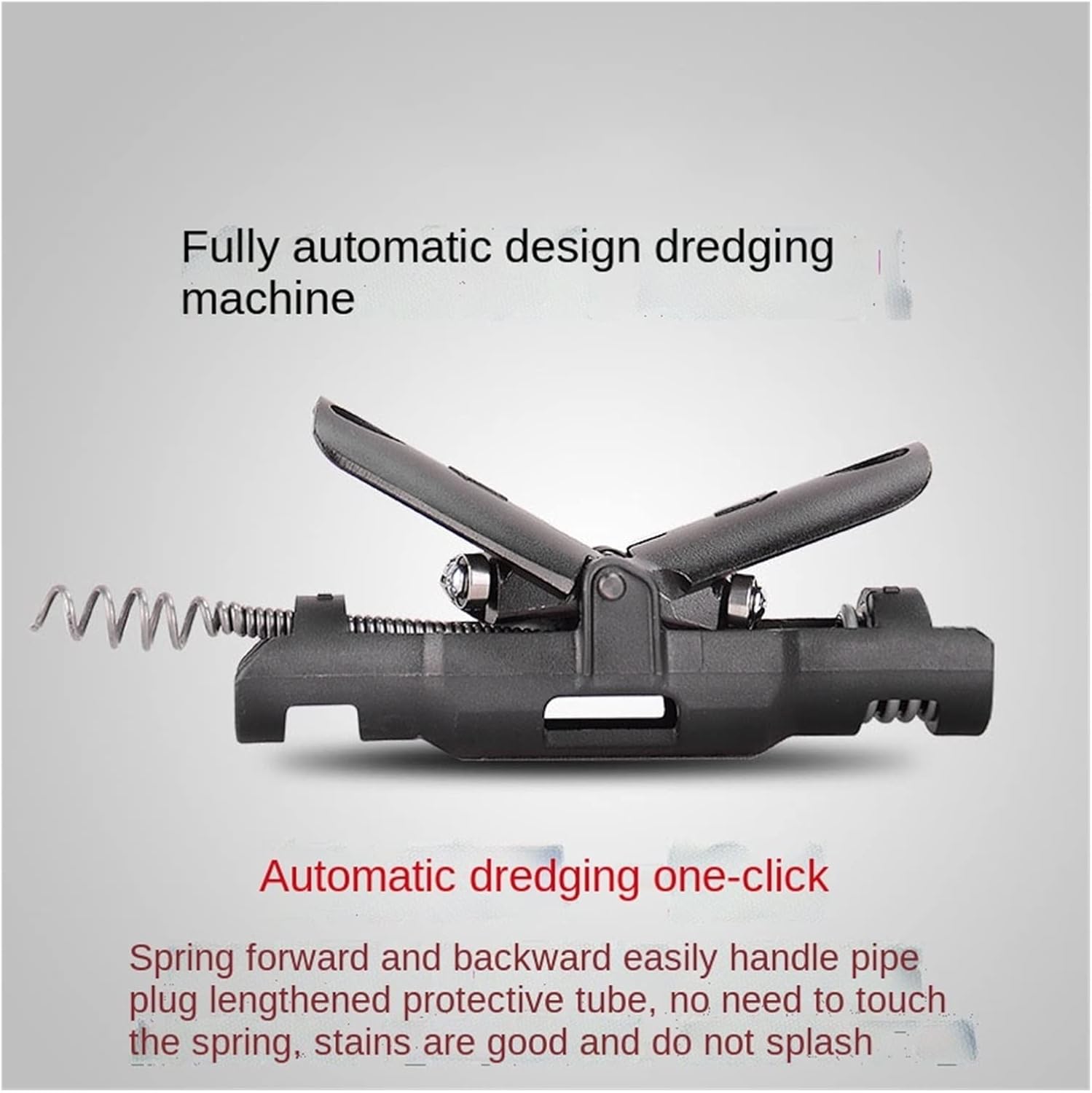 Electric Sewer Pipe Dredging Machine Toilet Kitchen 19-28MM Pipe Cleaning Machine Pipe Dredger Drain Cleaner 120W with Efficiency