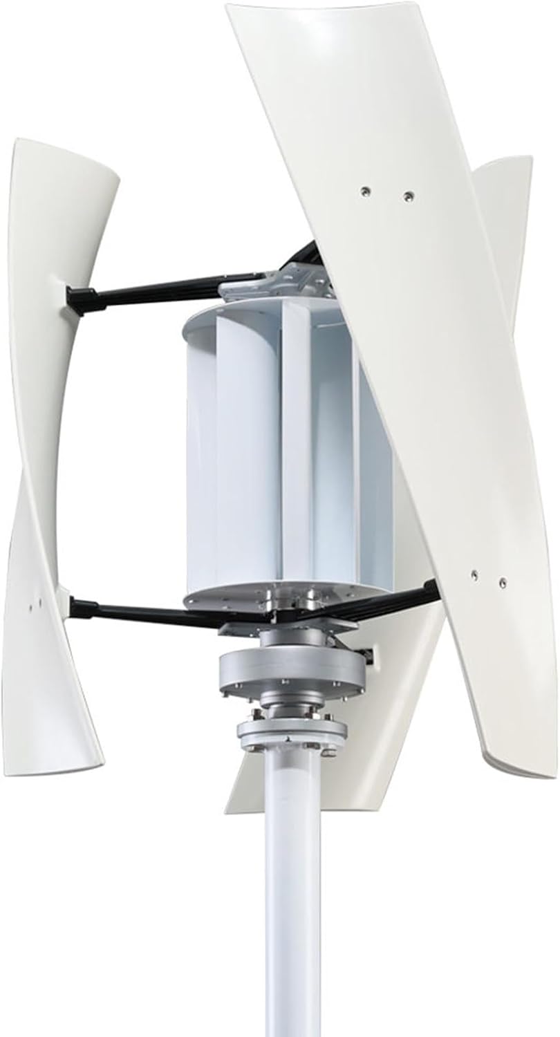 3000W Wind Turbine Generator,12/24/48/220V Adjustable 3-Blade Wind Power Generator with MPPT Controller,Suitable for Home,Farm,RVs,Boats 48V