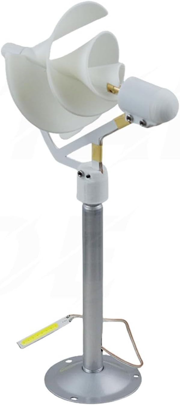 10W Micro Spiral Wind Turbine Generator Archimedes Rose Breeze Start Model For Home & Small Farm Silent Permanent Magnet Spiral Design(12v-2pcs)