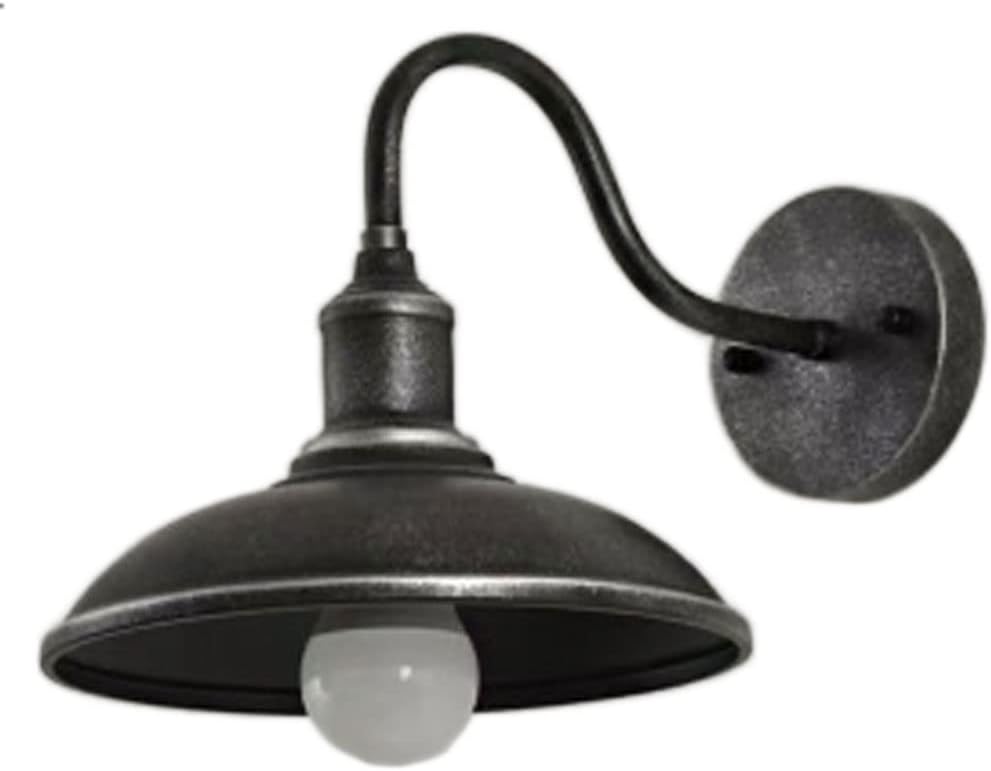 American Industrial Outdoor Doorway Wall Lantern, Retro Nostalgic Balcony Decoration Wall Lamp Luminaire, Wall Outdoor Lighting Wall Sconce Fixtures, for E27 Garage, Entryway