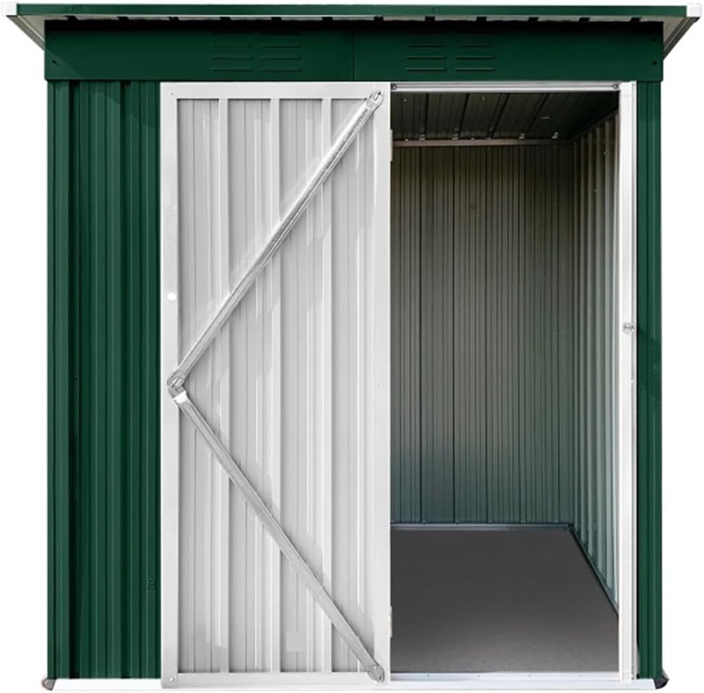 Garden Sheds 5ft x 4ft Outdoor Storage Shed, Outdoor Garden Metal Tool Room, Tool Shed, Storage Room, Waterproof, UV Resistant Outdoor Storage Sheds