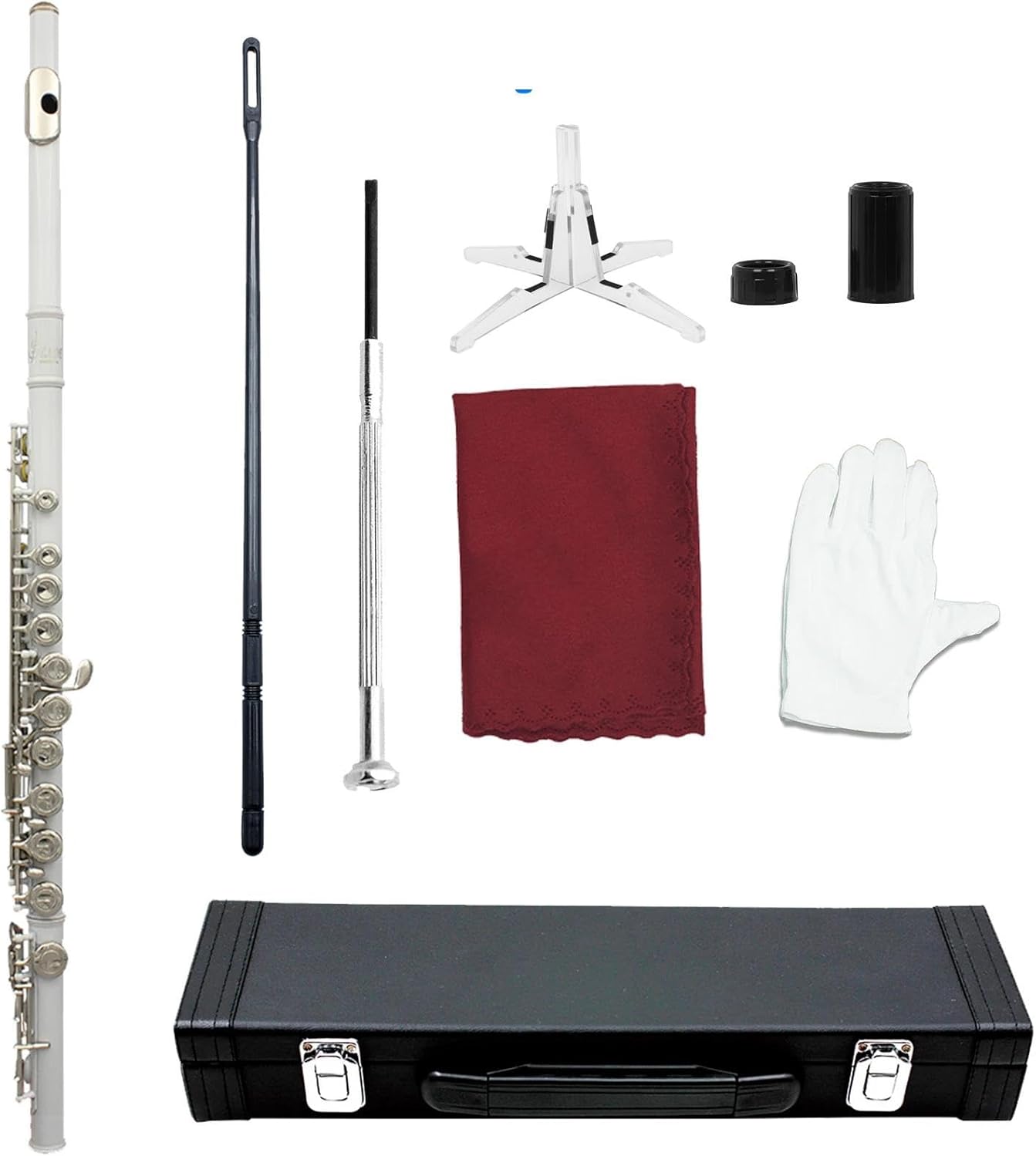 Adult Beginner Flute 16 Hole Closed C Major Flute With E Key Professional Musical Instrument