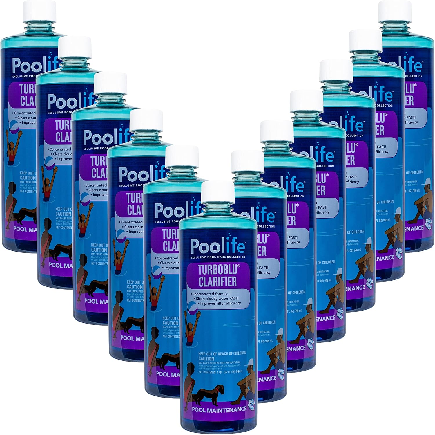 poolife TurboBlu Clarifier (1 qt) (12 Pack)