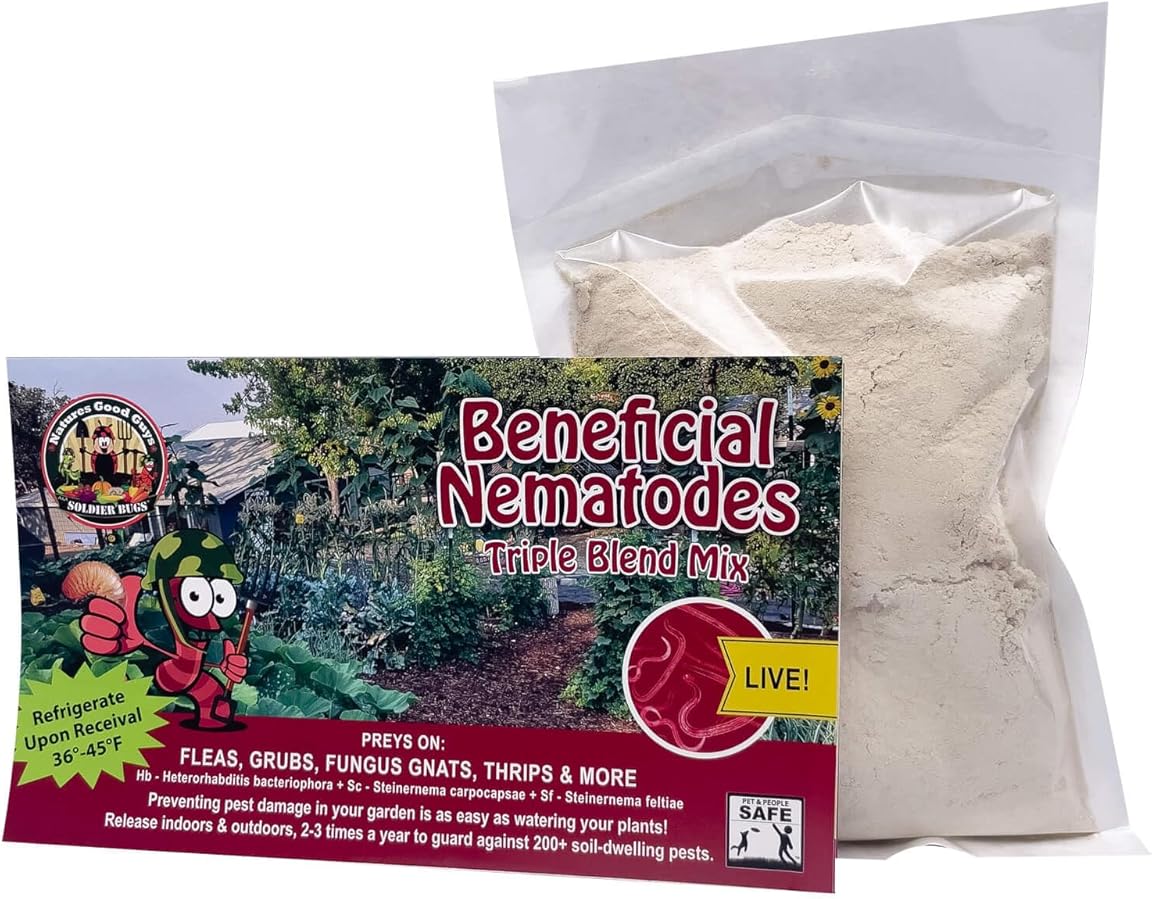Natures Good Guys - Triple Blend Beneficial Nematodes HB+SC+SF (250 Million)