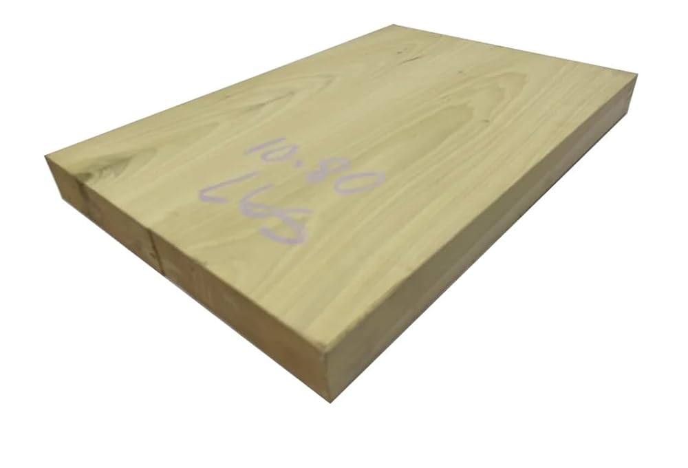 Exotic Wood Zone's Yellow Poplar bass Guitar Body Blank | Electric Guitar Body Blank | Solid Body Electric Guitars Blank | Guitar Luthier Tonewood Suppliers | Glued Unplaned - 21