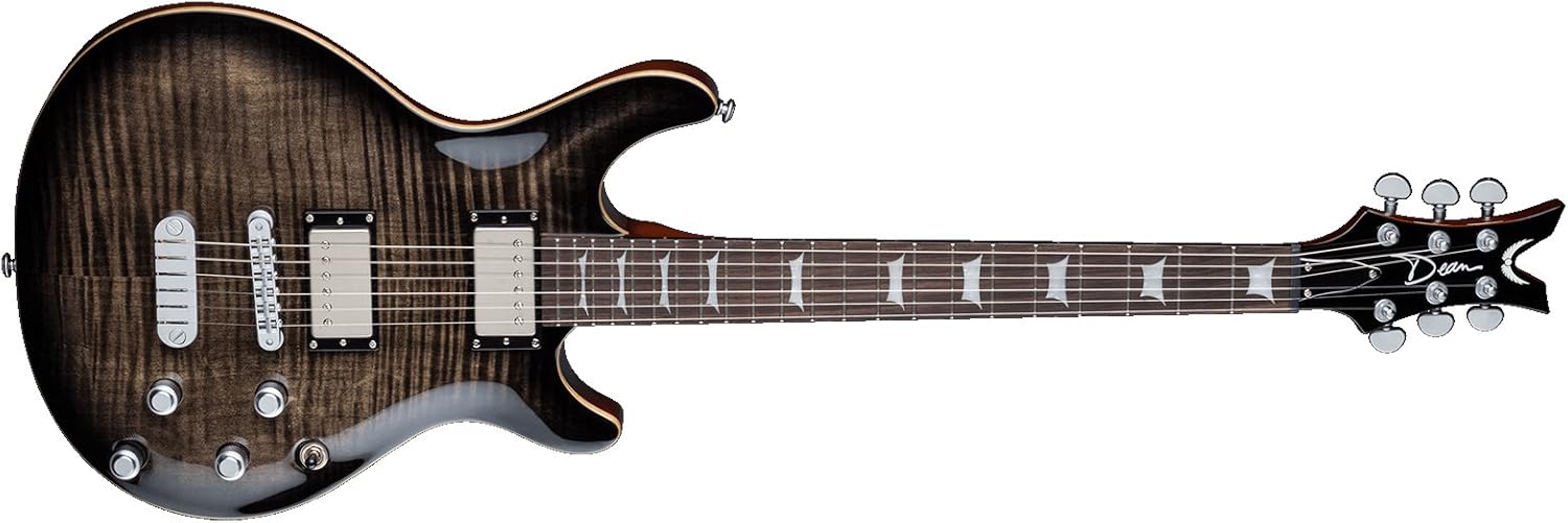 Dean ICON FM CHB Icon Solid-Body Electric Guitar, Charcoal Burst