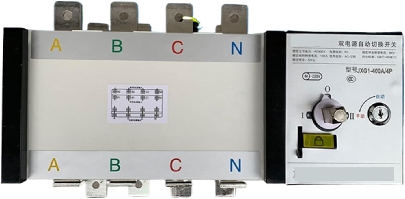 Generator Set ATS Dual Power Source Automatic Transfer Switch 100A/400A/630A/800A(1600A)