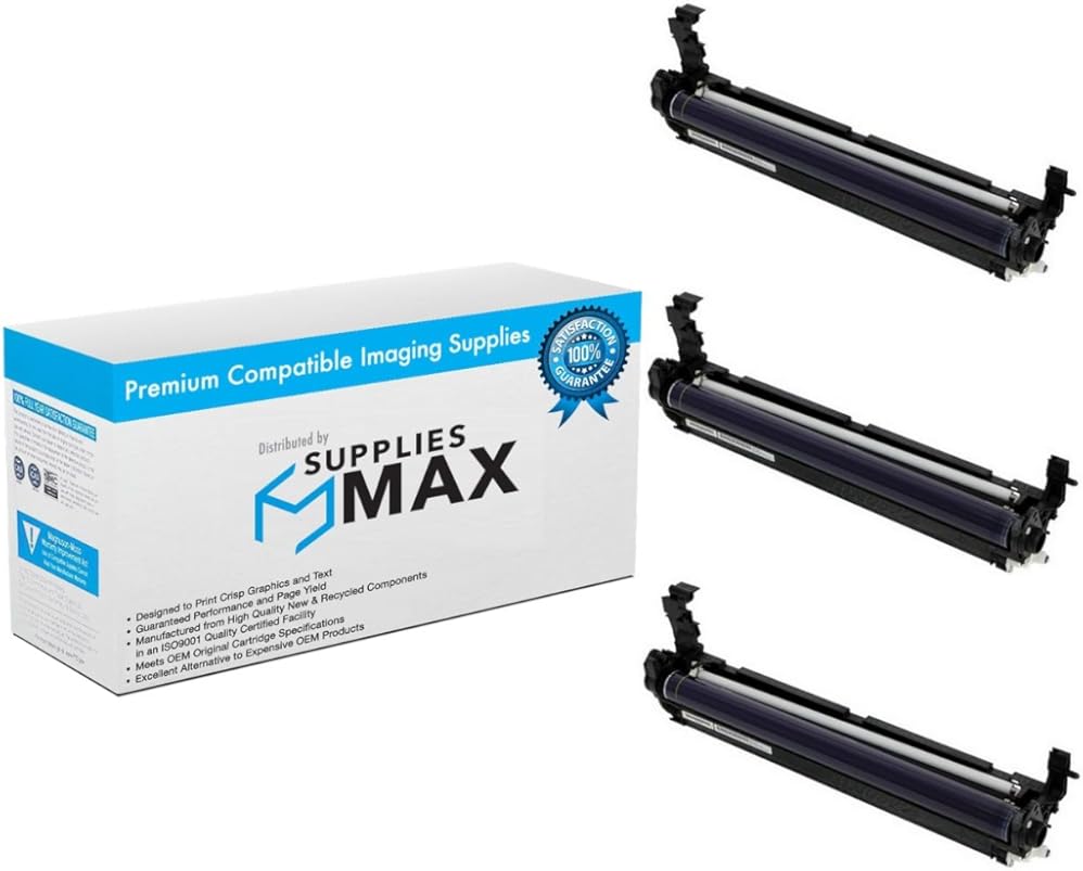 Compatible Replacement for Ricoh MP-C2003/MP-C2003SP/MP-C2503/MP-C2503 Essential/MP-C2503 Plus/MP-C2503SP Black Drum Unit (3/PK-60000 Page Yield) (D188-2264K_3PK)