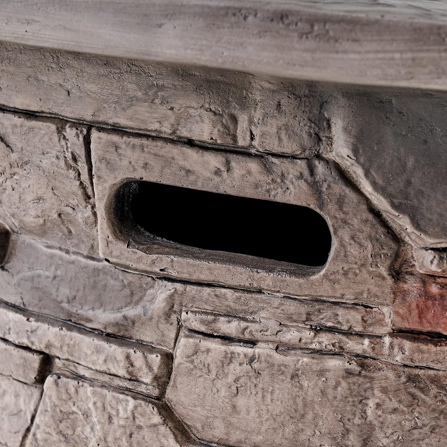 Christopher Knight Home Hoonah Circular MGO Fire Pit with Grey Top - 40,000 BTU, 32