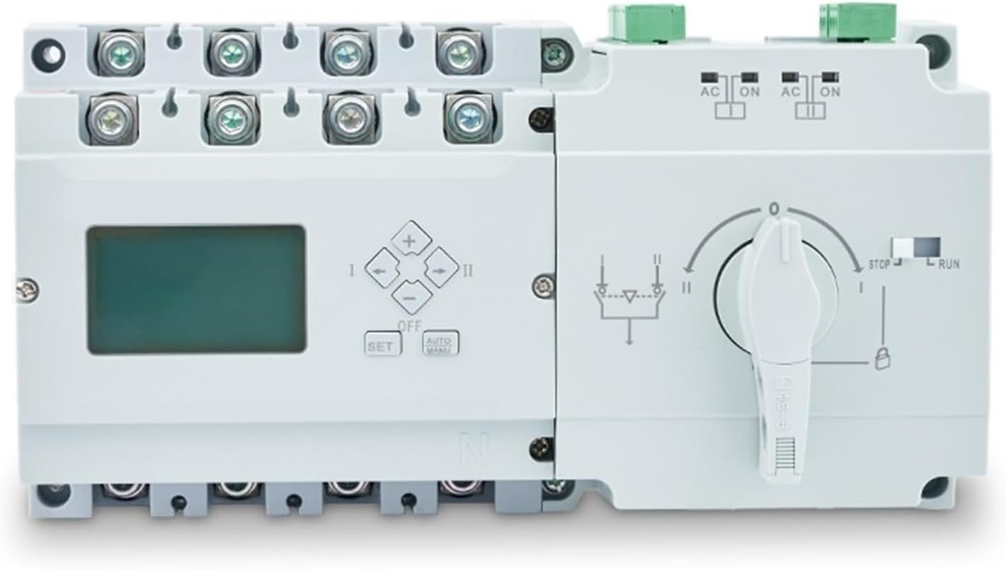 Generator ATS Automatic Transfer Switch Double Power Controller 63A 100A 125A 250A 630A 1000A ATS 125B(400A to 630A C Type)