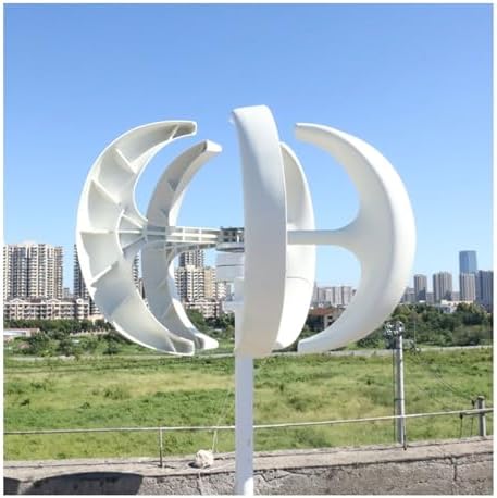 3000W Vertical Wind Turbine, 12V/24V/48V Vertical Axis Wind Generator, Compact Efficient Windmill for Industrial Energy, Eco-Friendly Red Design for Renewable Power Solutions