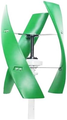 10KW Vertical Wind Turbine Generator Kit for Home, 10000W Low Noise Windmill, 12V/24V/48V Free Energy Solution for Hybrid Solar-Wind Systems (Red, 24V)