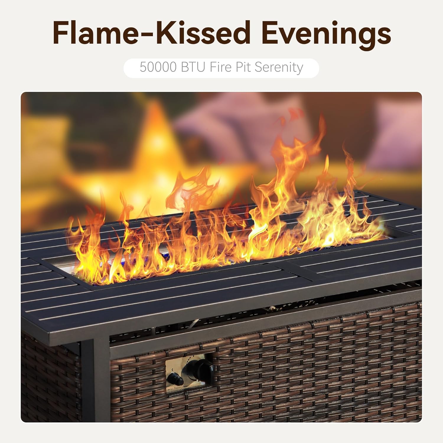 GREEN PARTY Extra Large Outdoor Patio Furniture Set with 56