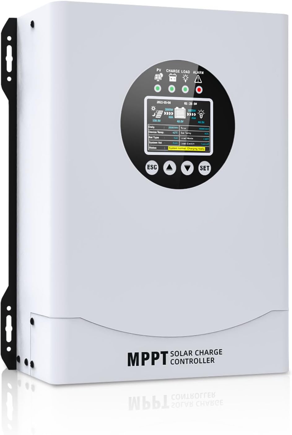120A MPPT Solar Charge Controller, 12V 24V 36V 48V 60V 72V 84V 96V Battery System Auto , Solar Panel Charge Controller Regulator, LCD Display,Max Input PV 230V for FLD,LiFePO4,SLD,Gel,AGM
