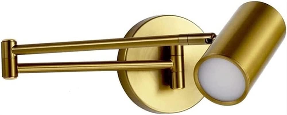 ANALYST Wall Lamp Adjustable Wall Lighting Bedside Reading Long Arm Pole Swing Arm Foldable Wall Mount Light Sconces E14 Lighting Fixtures for Study,Modern Wall Sconces