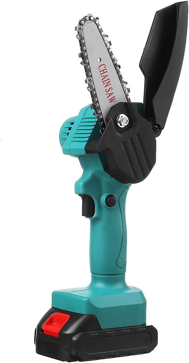 1500W 4 Inch 168Vf Electric Chain Saw with Battery Garden Pruning Logging Saw Woodworking Power Tools