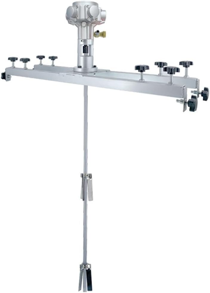 0-1800 RPM Pneumatic Paint Mixer Pneumatic Agitator, 3/4HP Paint Stirring Machine, with Adjustable Support Hanger for Ink Dissolver Agitator