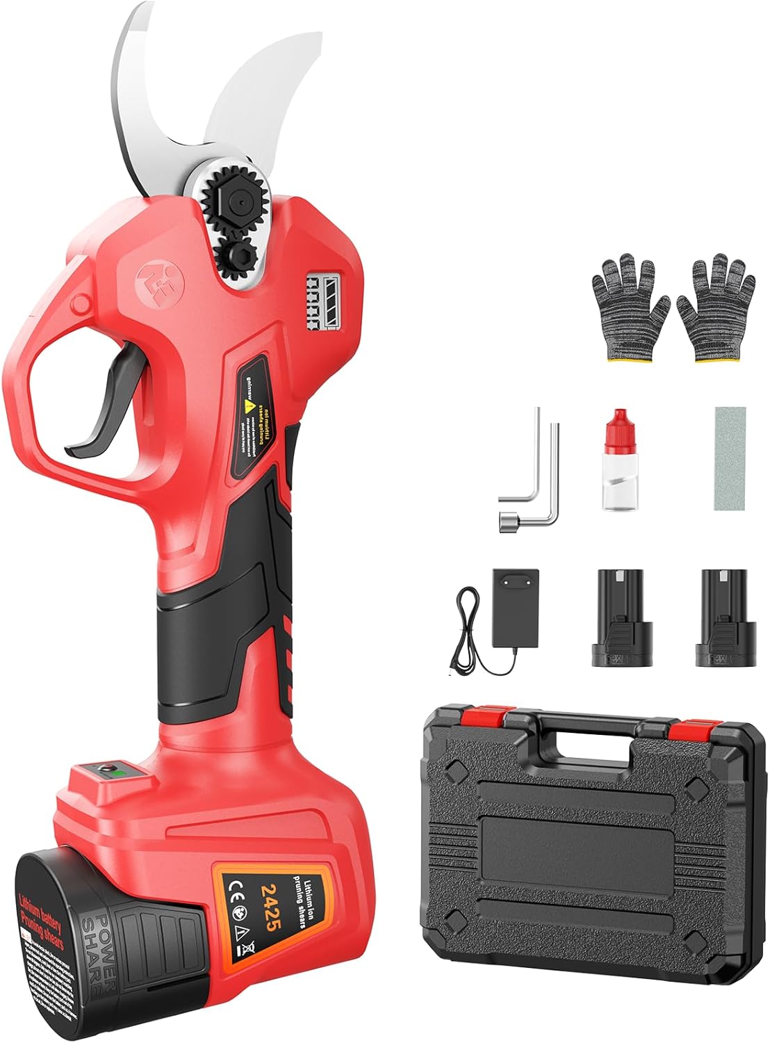 Electric Pruning Shears for Gardening,Garden Shears Cutter 0.5 Second Shear Speed 0.8-1.4