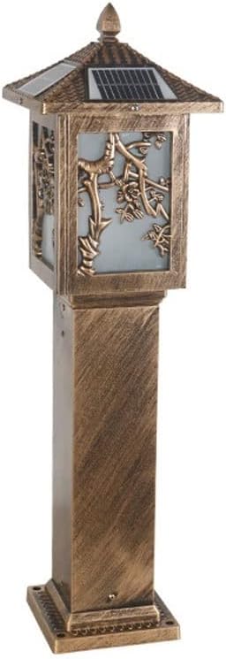 Waterproof Outdoor Solar Column Head Light Home Garden Lighting Lawn Lamp Camping Convenient Night Lighting Equipment Modern Minimalist Villa Wall Decoration Lamp