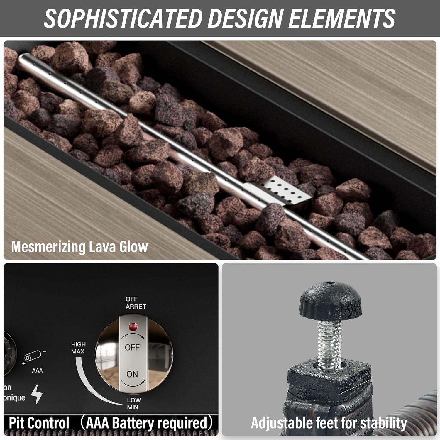 Belord Outdoor Sectional Sofa with 41