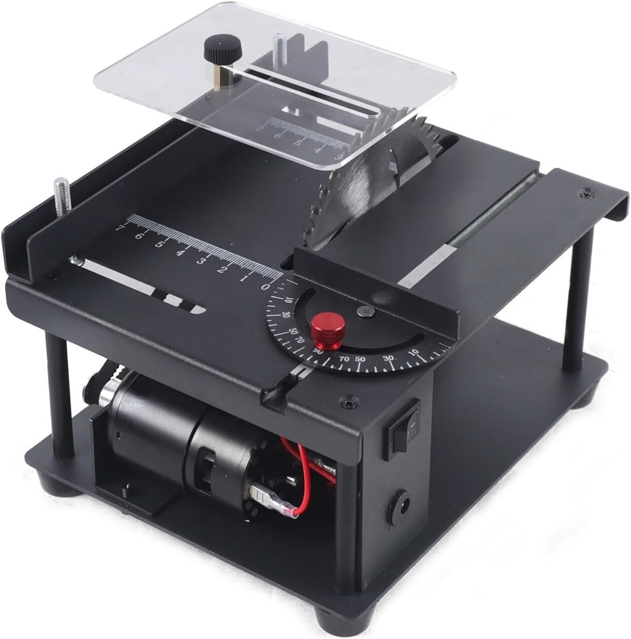 Chainsaw. Powerful Compact Table Saw，Mini Sliding Table Saw Kit Multifunct Woodworking DIY