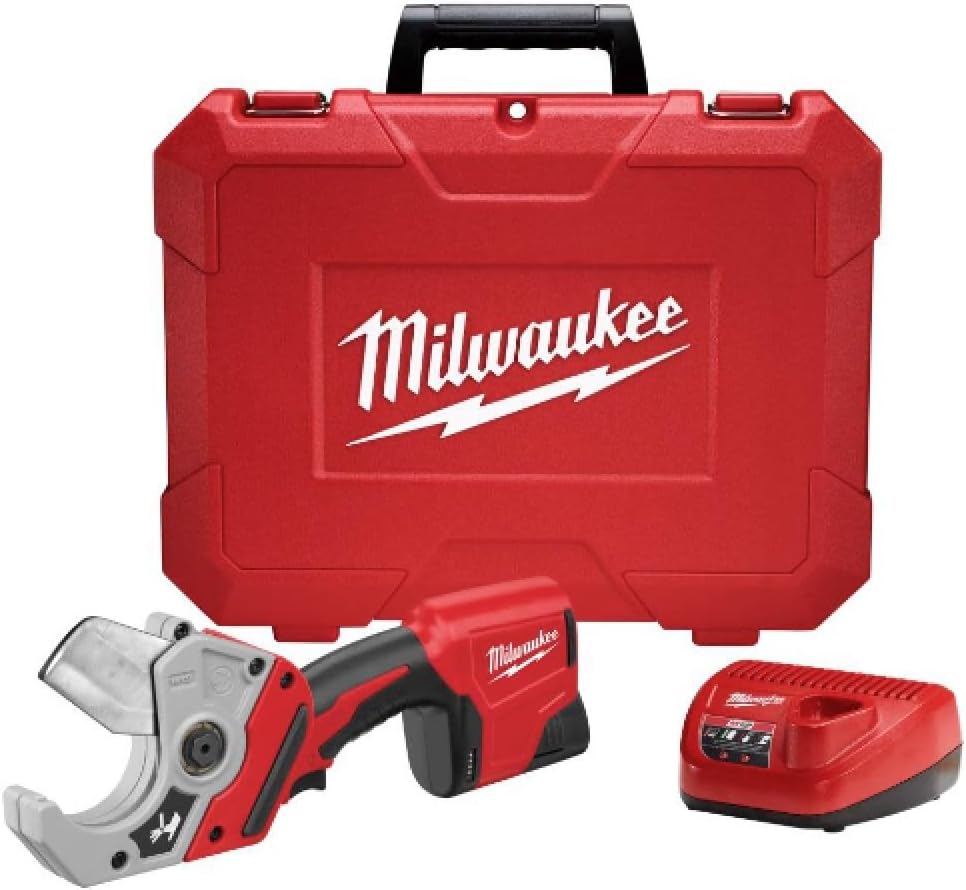 New Milwaukee 2470-21 M12 12 Volt Cordless Vsr Pvc Pipe Shears Cutters Kit Sale