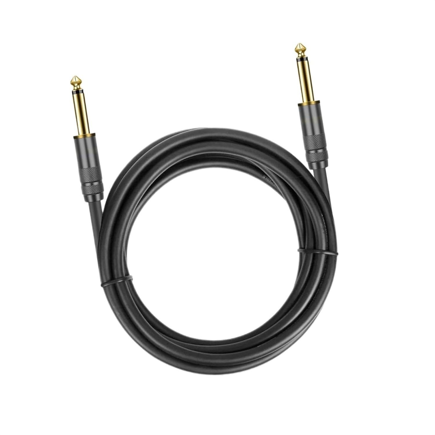 Pro Audio Cable 1/4 Inch Straight Instrument Cable 6.35mm to 6.35mm Stereo Professional Guitar Cable for Guitar Amplifier Keyboard(TS,15m)