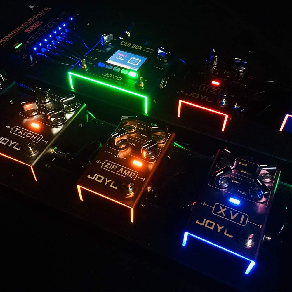 JOYO Octave Effect Pedal R-13 Bundle with Mono 6.35mm Guitar Pedal Amplifier Instrument Cable 15 Feet CM-12