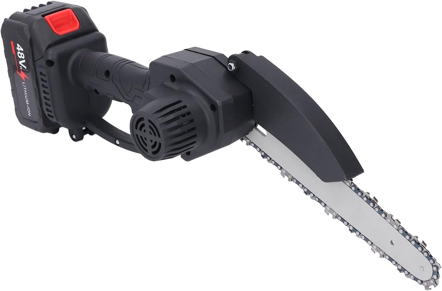Cordless Chainsaw with 6000mAh Lithium Battery 200W Power, Portable Electric Saw for Wood Cutting Wide Application