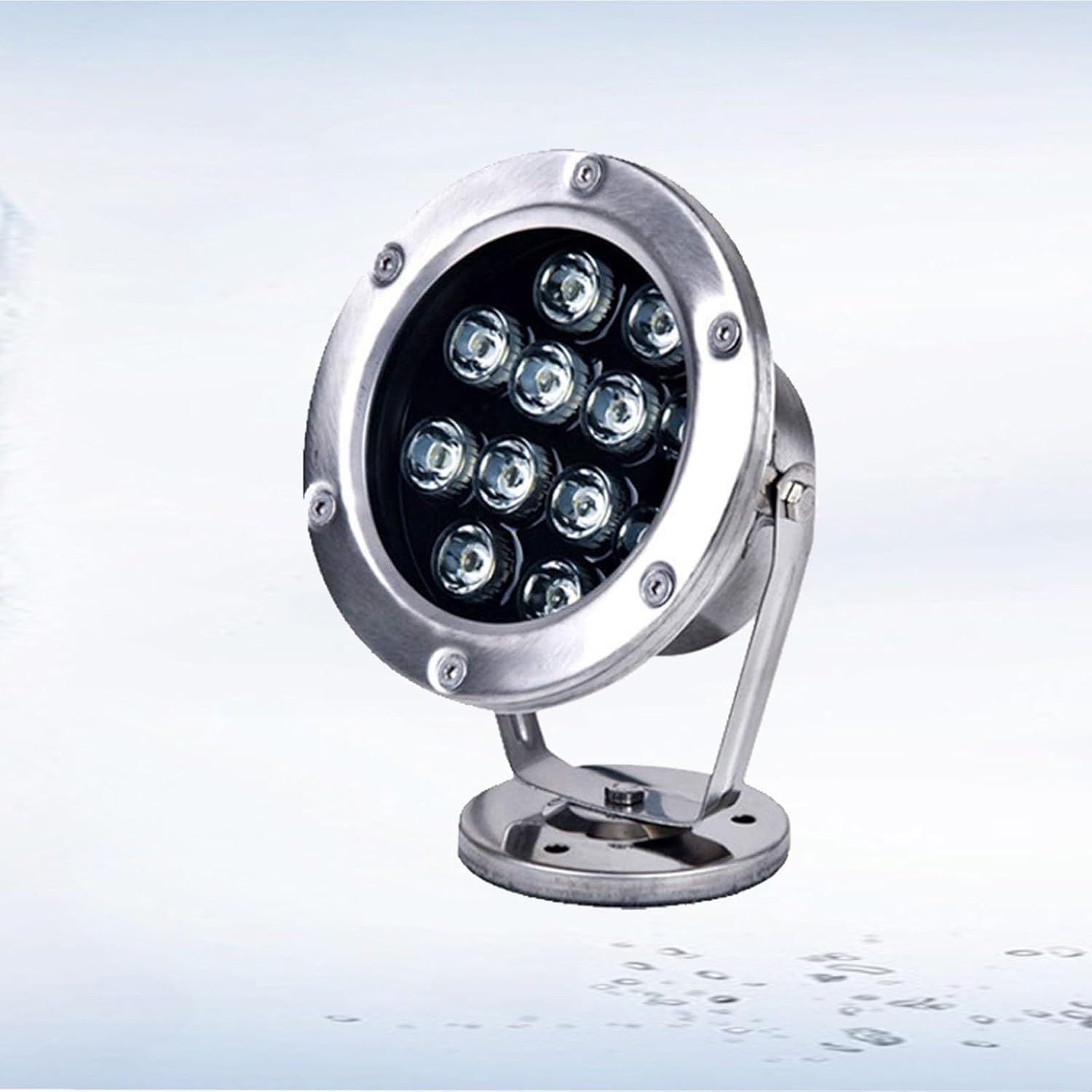 12V Submersible LED Light - Underwater Lights LED Fountain Light Spotlight IP68 Waterproof Garden Pool Outdoor Spotlight Lighting Controller Color RGB Landscape Lights(36W)