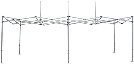 Impact Canopy 10' x 20' Pop-Up Canopy Tent Frame, Commercial-Grade Replacement Aluminum Frame with Dust Cover
